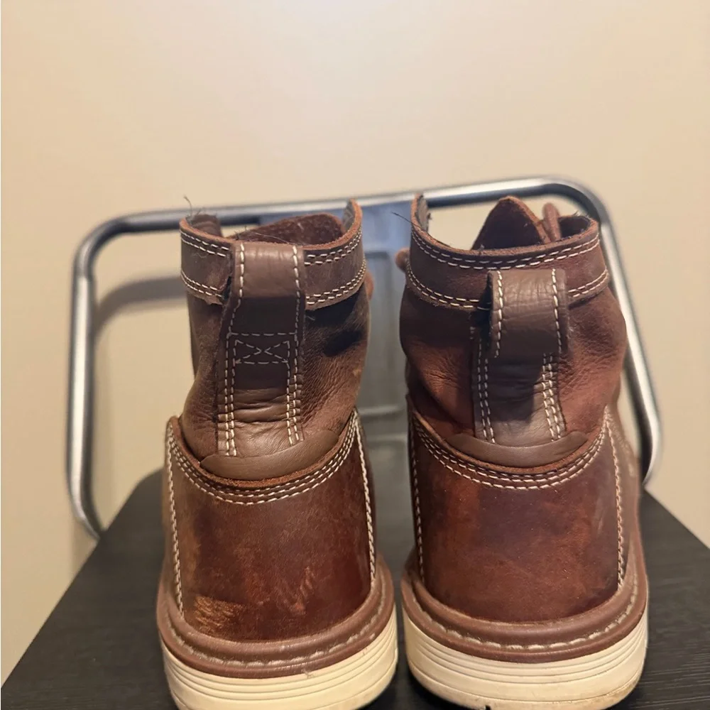 KEEN Utility Womens 10 Wide Leather Work Boots Brown EH Rated ASTM - Picture 13 of 16